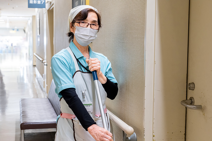 病院の院内清掃イメージ